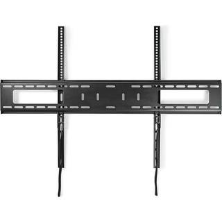 Nedis - Fast TV Vægbeslag | 60 - 100 " | Maksimal vægt: 75 kg | Minimum vægafstand: 30.5 mm | Metal / Stål | Sort - TVWM2070BK