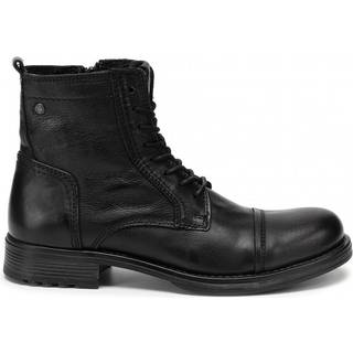 Jack & Jones RUSSEL LEATHER BOOTS Anthracite
