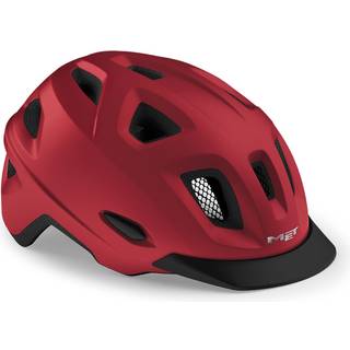 Met Mobilite Urban Hjelm med LED Lygte Gul - Hjelmstørrelse 52-57 cm