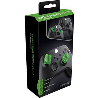 Gioteck Xbox Series X Sniper Mega Pack Thumb Grips - Black/Green - Miscellaneous Tilbehør til spillekonsol - Microsoft Xbox Series X
