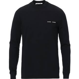 Samsøe Samsøe Norsbro Long Sleeve Organic Cotton Tee Black