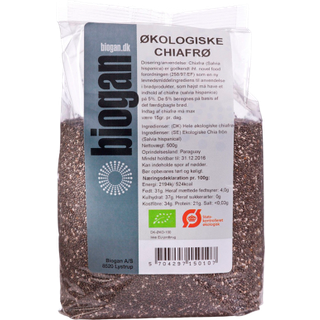 Chiafrø Økologiske Biogan - 500 gram