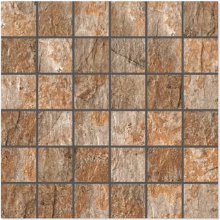Mosaik Klinker Slate Brons Matt 30x30 (5x5) cm