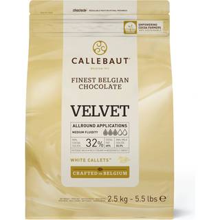 Callebaut Chokolade Velvet White – 32 % Kakao, 2,5 kg