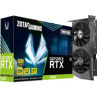 ZOTAC GeForce RTX 3060 Twin Edge - 12GB GDDR6 RAM - Grafikkort