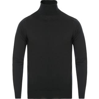 John Smedley Cherwell Extra Fine Merino Rollneck Black