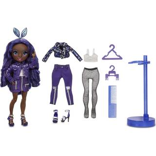 Rainbow High Fashion Doll - Krystal Bailey dukke med 2 tøjsæt - Indigo - 28 cm