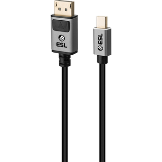 ESL Gaming DisplayPort til mini DisplayPort 1.4 kabel (1 m) - På lager i butik