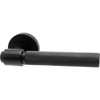 Dørhåndtag helix 200 sort inkl nøgleskilt