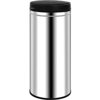 Affaldsspand Med Sensor Rustfrit Stål - Sølv / 80 l