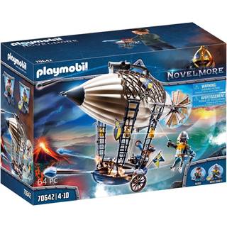 Playmobil 70642 Novelmore-riddernes luftskib - Dario DaVanci & Bruce Bennett med 3 kanoner til episke kampe mod Burnham Raiders