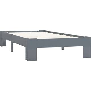 Sengestel Massivt Fyrre - Mørkebrun / 90 x 200 cm