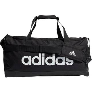 Essentials Logo sportstaske, medium - Black / White - 1 størrelse