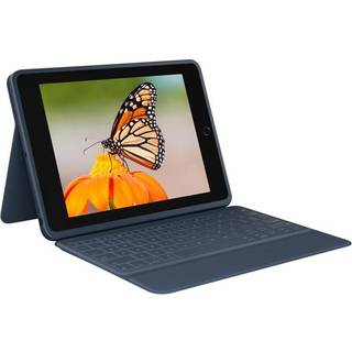 Logitech Rugged Combo 3 - keyboard and folio case - classic blue - Tastatur & Folio sæt - Blå