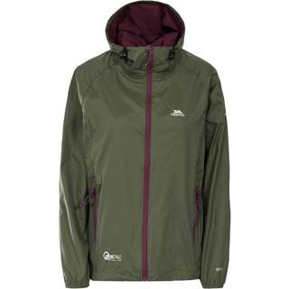 Regnjakke dame - Trespass Qikpac - Grøn - Medium
