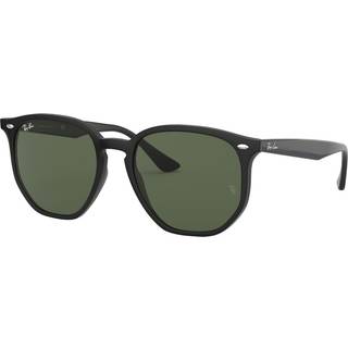 Ray - Ban Unisex RB4306 601/71 Solbriller Injiceret Sort Grøn Geometrisk Normal