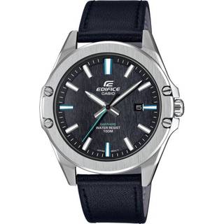 Casio EFR-S107L-1AVUEF Edifice Grå/Læder Ø43 mm