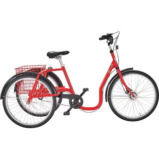 Skeppshult Trehjuling S3 Standard 24 7-Gear Innerligt Rød Metallic
