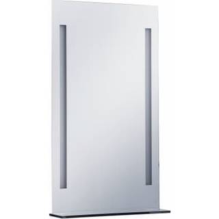 LED-badeværelsesspejl med hylde 60x100 cm