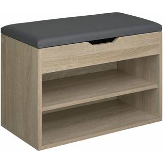 Skoreol Jasmina 60x30x43,5cm - Lys træ, egetræ Sonoma