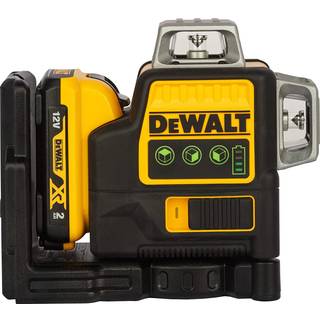 DeWALT 10,8V linjelaser, grønt laserlys 1x2ah  3X360 gr. - DCE089D1G-QW