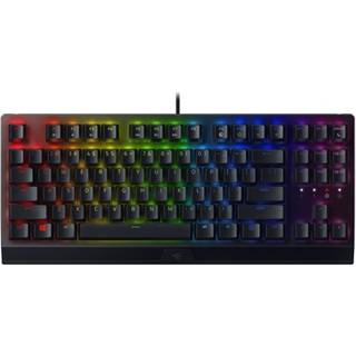 Razer BlackWidow V3 Tenkeyless Compact Mechanical Keyboard with Razer Chroma RGB - Fully Programmable Keys - Yellow Switch (Linear and Silent) - US Layout