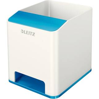 Leitz WOW Sound penneholder hvid og blå