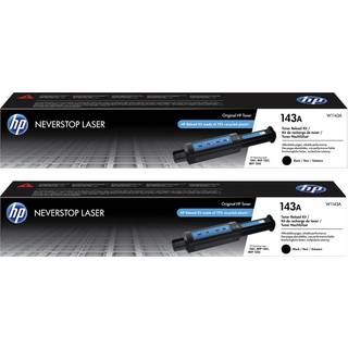 HP 143AD / W1143AD - Black Toner 2-Pack - Reservetoner Sort