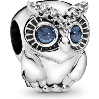Pandora Charm - Sparkling owl - 798397NBCB - silber