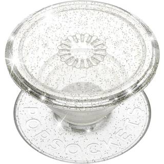 POPSOCKETS Grip med Standfunktion - Klar Glitter Sølv