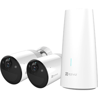 EZVIZ BC1-B2 Pakke - 2 trådløs IP Kameraer med Base, 1080p HD, Natvision og Ajax Integration