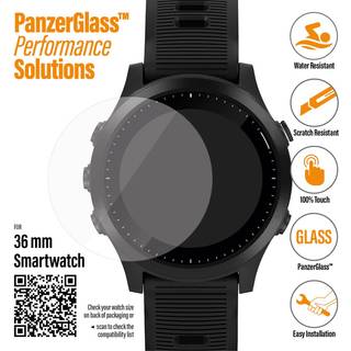 Panzerglass Beskyttelse 0,33 mm til Garmin Fenix 5S/6S & Vivoactive 3 - Ridsefrit, Vandresistent