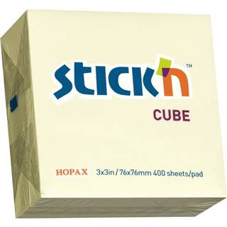 Other Notes kube, standard 76x76mm gul, 400bl 21072