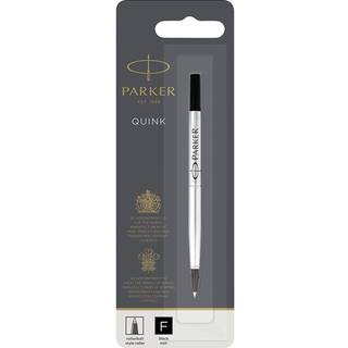 Parker Rollerball refill sort, komplet farvepatron med ny spids