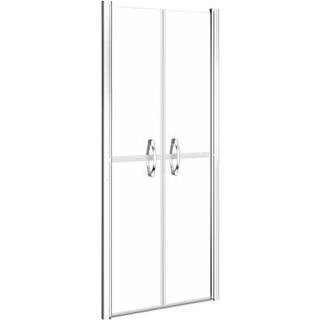 brusedør 91x190 cm klart sikkerhedsglas