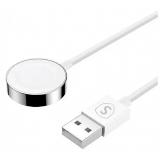 SiGN Magnetisk Oplader til Apple Watch, 2.5W, 3A, 1.2m - Hvid