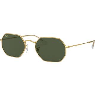 Ray - Ban Unisex RB3556 OCTAGONAL 919631 Solbriller Metal Guld G15 Geometrisk Normal