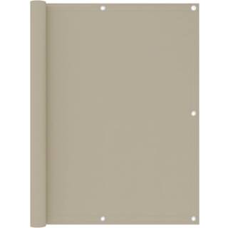 altanafskærmning 120x300 cm oxfordstof hvid og gul