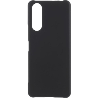 Rubberized Hard Plastic Cover for Sony Xperia 5 II - Black