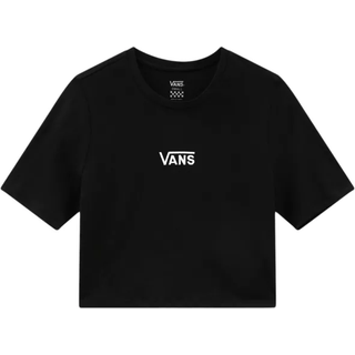 Flying V Crop Crew Sport W Black (S)