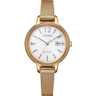 Citizen EW2447-89A Eco Drive 180 Hvid/Rosaguldtonet stål Ø31 mm