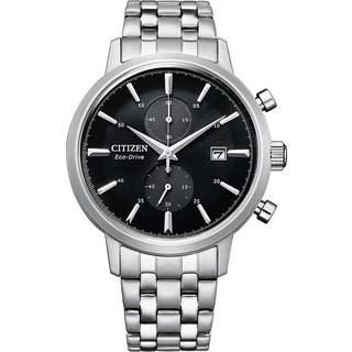 Citizen CA7060-88E Chrono Sort/Stål Ø42 mm