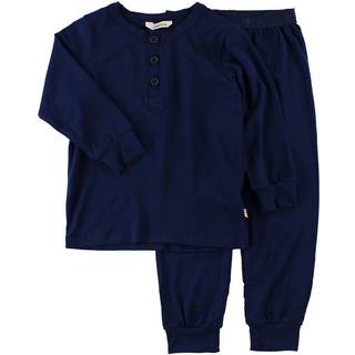 Mørkeblå pyjamas i bambus