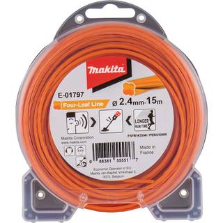 Makita E-01797 Trimmerline firkløver 2,4 mm x 15 m