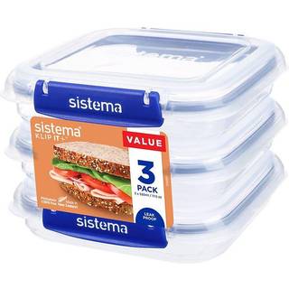 Sistema Square Klip It Plus 3-pack 520ml - Tilbehør til køkken