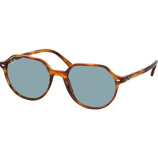 Ray - Ban Unisex RB2195 THALIA 954/62 Solbriller Acetat Brun Blå Firkantet Normal