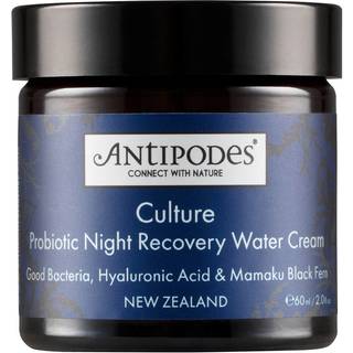 Antipodes Culture Probiotic Night Recovery Water Cream Intens og genoprettende natcreme med probiotiske bakterier 60 ml - 60 ml