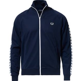 Jakke FRED PERRY Taped Track Jacket Carbon Blue M - Carbon Blue - M