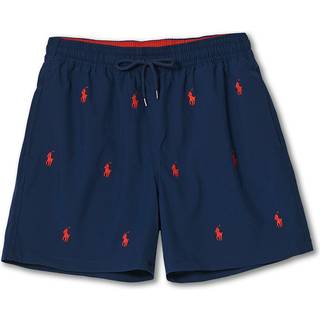 Polo Ralph Lauren Herren Badeshorts blau Mikrofaser Gemustert