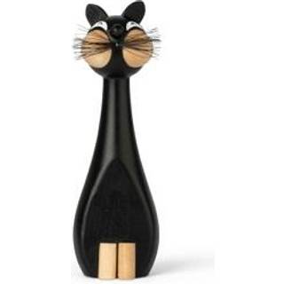 Gunnar Flørning kat i sort - 15,7 cm